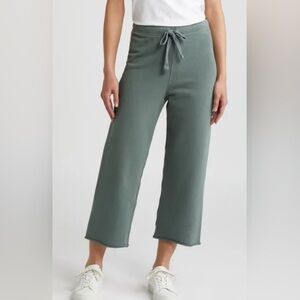 Frank and Eileen Catherine crop wide leg sweatpants